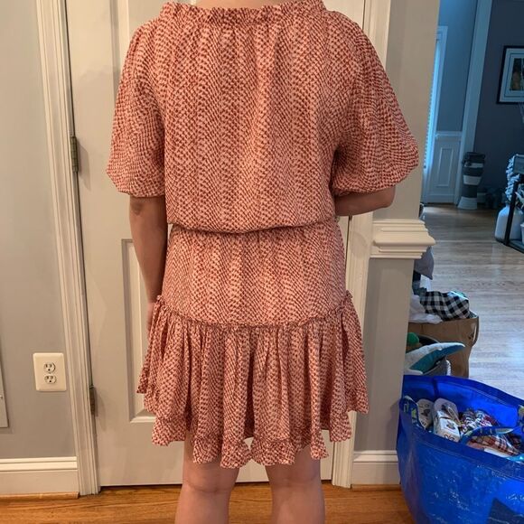 Buddy Love Ruffle Hem Front Tie Dress sz L NWOT - Picture 2 of 4